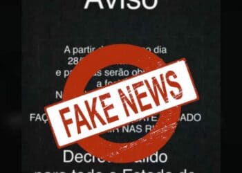 Mensagem sobre fechamento total do comércio em Poços é falsa