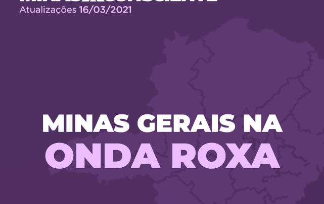 Minas decide prorrogar por mais quatro dias a Onda Roxa no estado