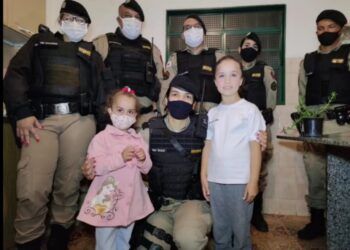 POÇOS DE CALDAS | PM realiza sonho de criança e faz festa de aniversário surpresa