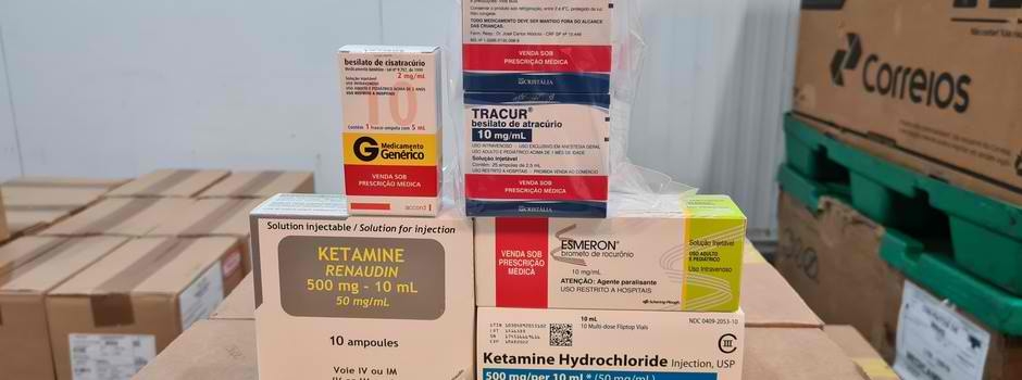 Minas recebe medicamentos para o kit intubação