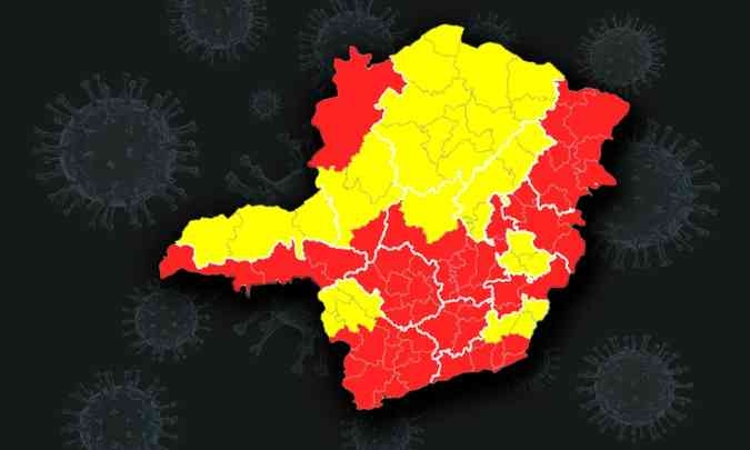 MINAS GERAIS | Veja as regiões de Minas que retornam para a onda amarela