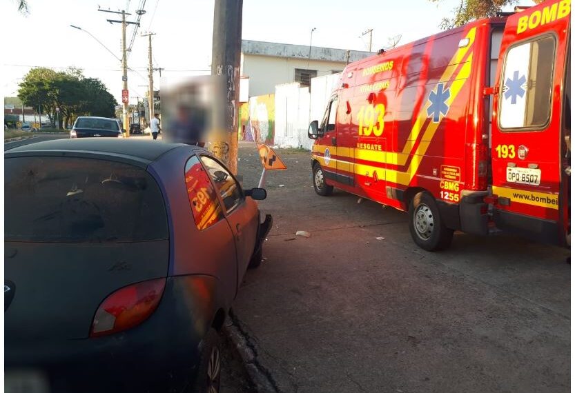 Mulher fica ferida após acidente em Alfenas