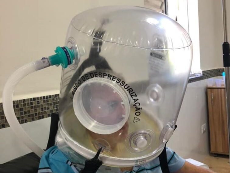 Hospital Santa Lúcia investe em capacetes de ventilação que ajudam a evitar intubação