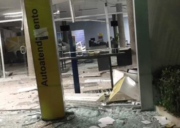 Criminosos atacam e explodem agência bancária em Jacuí