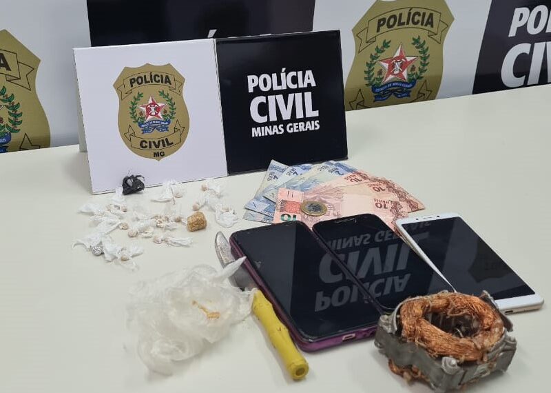 GUAXUPÉ | PCMG apreende drogas com dupla suspeita de tráfico