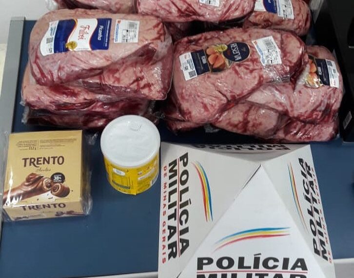 POÇOS DE CALDAS | Mãe e filho são detidos após furtarem 18 peças de picanha
