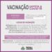 POÇOS DE CALDAS | Continua nesta quarta-feira (12) a vacinação para pessoas com comorbidades