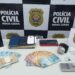 MUZAMBINHO | Polícia Civil prende trio suspeito de tráfico de drogas