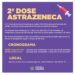POÇOS DE CALDAS | A aplicação da 2ª dose da vacina Astrazeneca continua na próxima semana