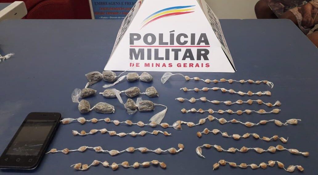 POÇOS DE CALDAS | Homem é preso e adolescente apreendido suspeitos de tráfico de drogas