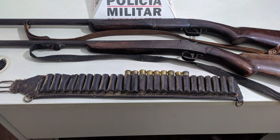 CAMPESTRE | PM apreende armas em áreas rurais