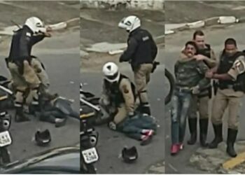 POÇOS DE CALDAS | Vídeo mostra policiais agredindo suspeito durante abordagem