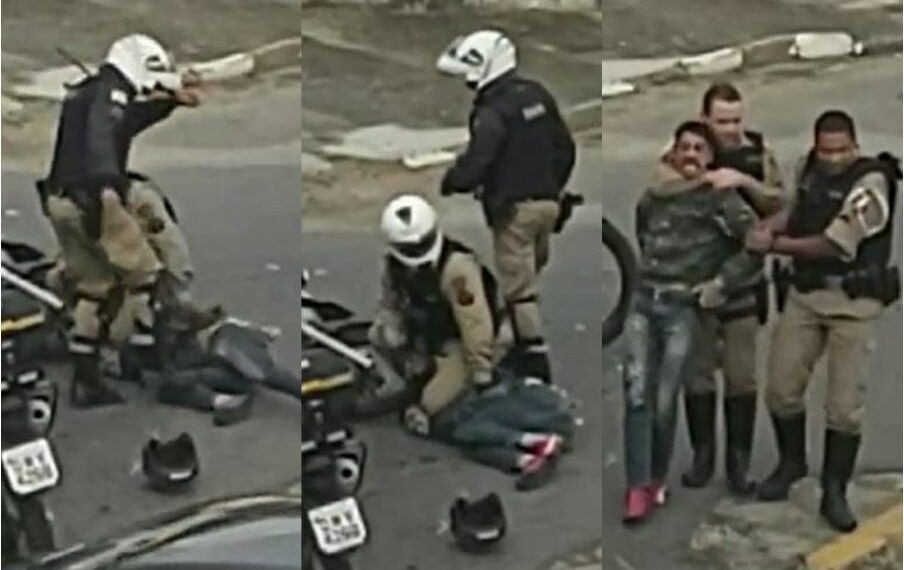 POÇOS DE CALDAS | Vídeo mostra policiais agredindo suspeito durante abordagem