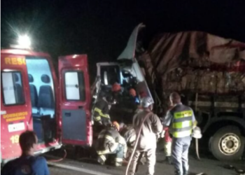 MOCOCA | Motorista fica gravemente ferido em acidente na SP-340