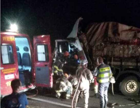 MOCOCA | Motorista fica gravemente ferido em acidente na SP-340