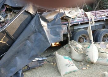 ANDRADAS | Caminhoneiro morre em acidente na MG 455