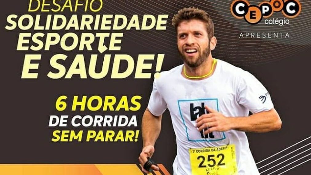 SOLIDARIEDADE, ESPORTE E SAÚDE | Professor ficará 6h em esteira para ajudar famílias carentes