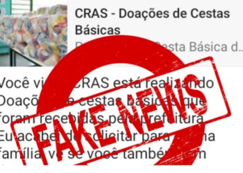 POÇOS DE CALDAS |  Mensagem sobre cadastro para recebimento de cestas básicas é falsa