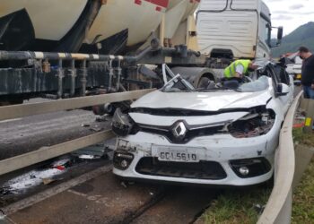 SP-342 | Motorista de carro morre após acidente entre Poços e Águas da Prata