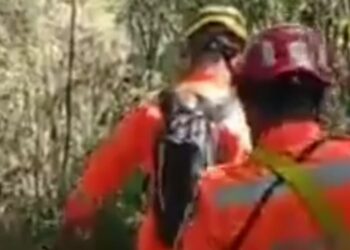 POÇOS DE CALDAS | Idoso cai em trilha e Bombeiros fazem resgate