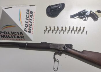 MACHADO |  Armas de fogo são apreendidas e rapaz é preso pela PM