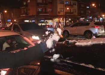 SUL | Neve atinge cidades nesta noite de quarta-feira