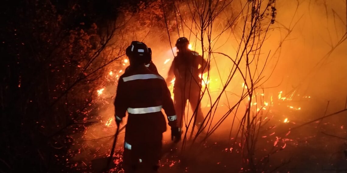 POÇOS DE CALDAS | Incêndio atinge 34.000 metros de área da estrada da Mãe Rainha