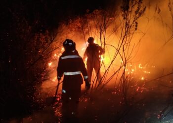 POÇOS DE CALDAS | Incêndio atinge 34.000 metros de área da estrada da Mãe Rainha