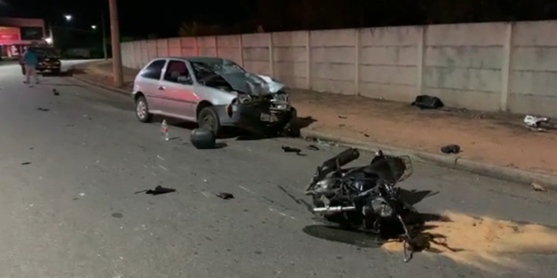 POÇOS DE CALDAS | Motociclista fica gravemente ferido em colisão frontal no Jardim Europa