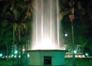 POÇOS DE CALDAS | Fonte Luminosa volta a funcionar após manutenção