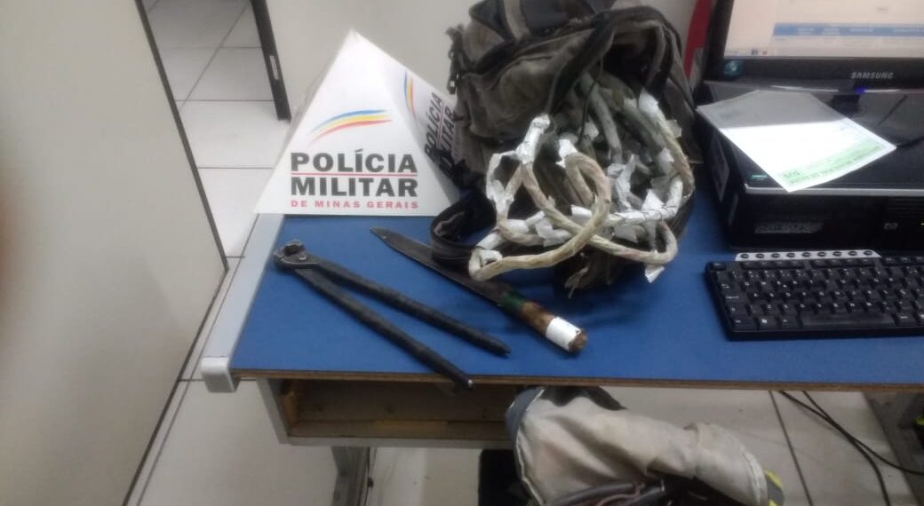 POÇOS DE CALDAS | Dupla é detida suspeita de furtar fios de cobre