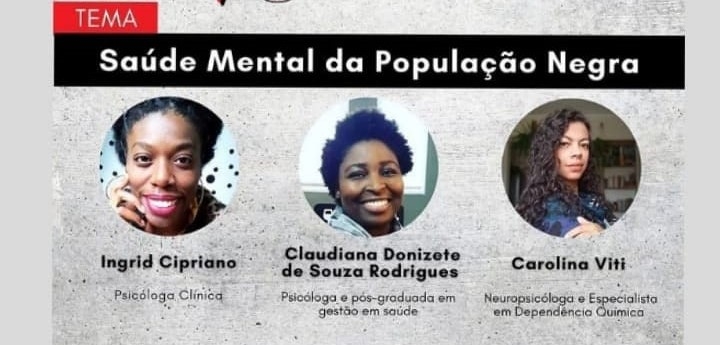 POÇOS DE CALDAS | Saúde mental da população negra é abordada em live