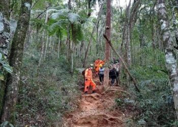Jovem tem mal súbido na trilha do Cristo