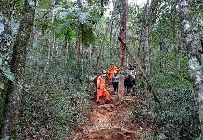 Jovem tem mal súbido na trilha do Cristo