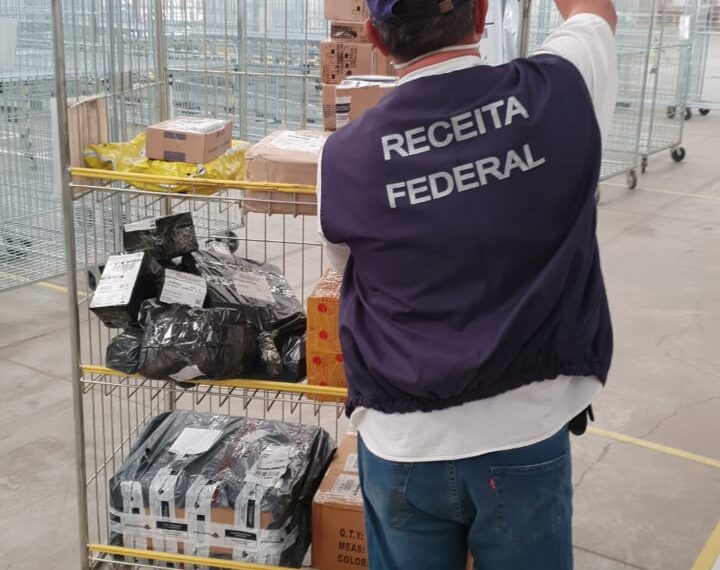 Receita Federal retém 130 mil em eletrônicos em Centros de Distribuição de Plataforma de Comércio On-line