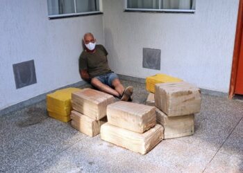 POÇOS DE CALDAS | Polícia prende idoso de 70 anos com quase 200 kg de maconha