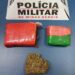 Barras de maconha são apreendidas na região sul de Poços