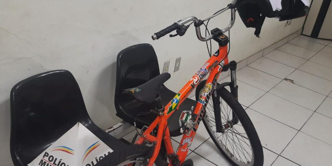 PM recupera bicicleta furtada e apreende adolescente