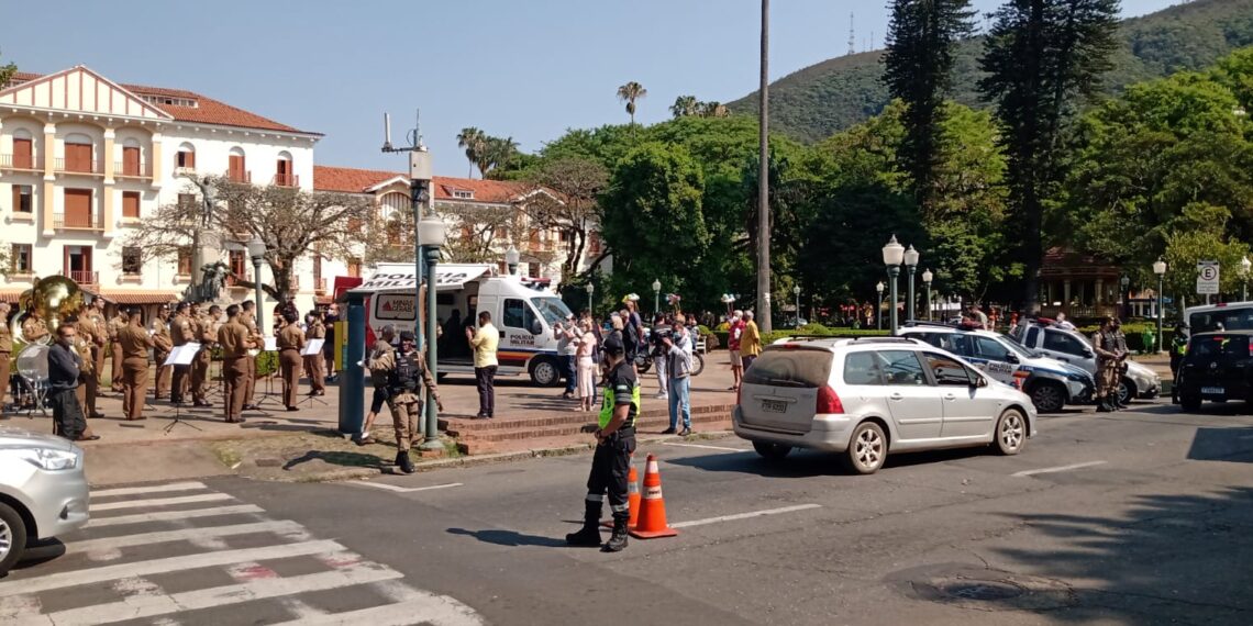 Banda da PM se apresenta na programação da Semana Nacional do Trânsito