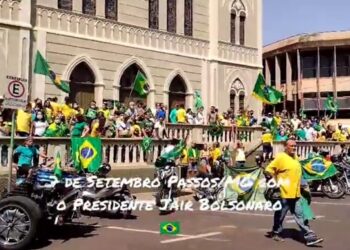 Sul de Minas tem manifestações a favor de Bolsonaro