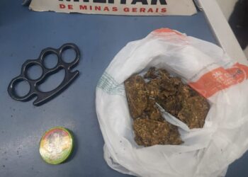 PM apreende maconha em Poços de Caldas