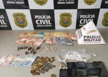 Operação da PM e Polícia Civil resulta em duas prisões e apreensões de drogas em Andradas