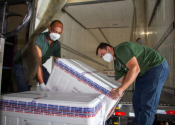 Doses da Pfizer são enviadas para reforçar imunização dos idosos em Minas Gerais