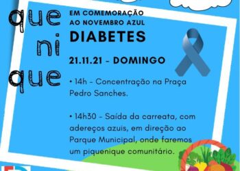Associação de Diabéticos de Poços de Caldas promove carreata no domingo