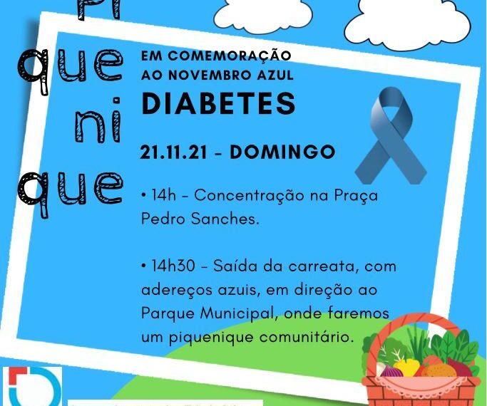 Associação de Diabéticos de Poços de Caldas promove carreata no domingo