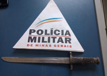 Faca utilizada em assalto é apreendida com adolescente em Poços de Caldas