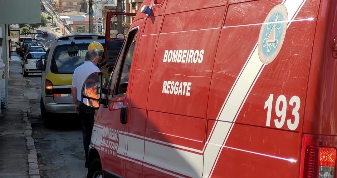 Princípio de incêndio mobiliza bombeiros em Poços de Caldas