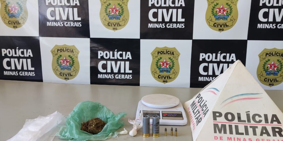 Operação da Polícia Militar e Civil resulta em apreensão de drogas e prisão de um homem em Andradas