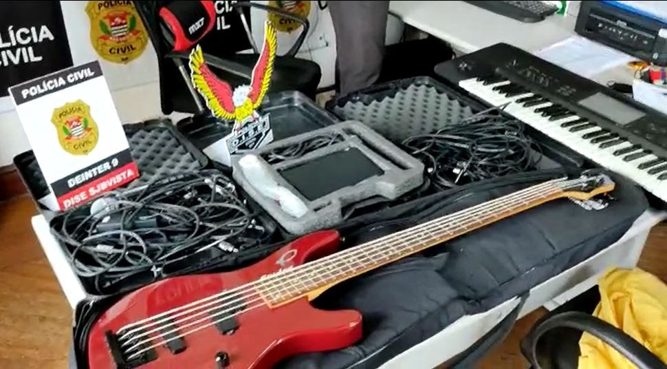 Polícia Civil paulista recupera instrumentos furtados de igreja de Poços de Caldas