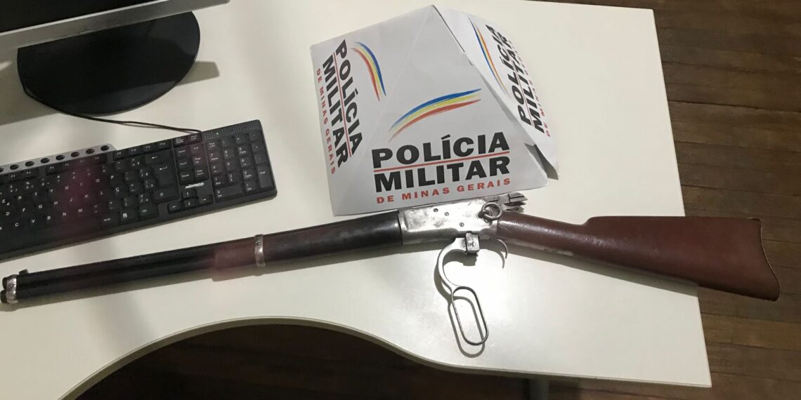 Arma é apreendida na zona rural de Poços de Caldas